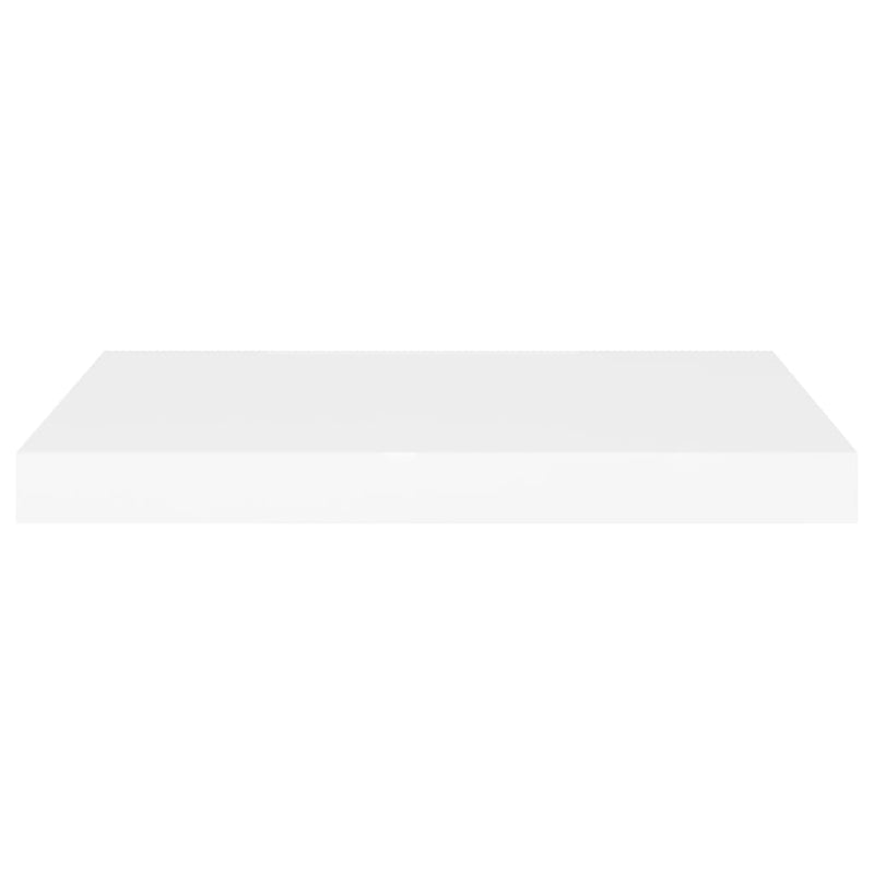 vidaXL 4 db fehér MDF lebegő fali polc 60 x 23,5 x 3,8 cm