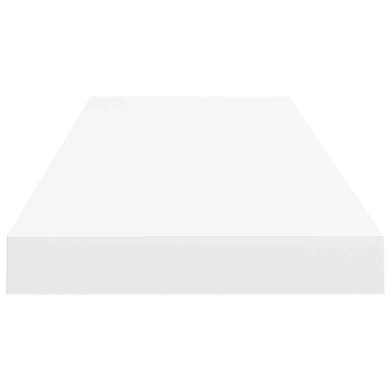 vidaXL 4 db fehér MDF lebegő fali polc 80 x 23,5 x 3,8 cm