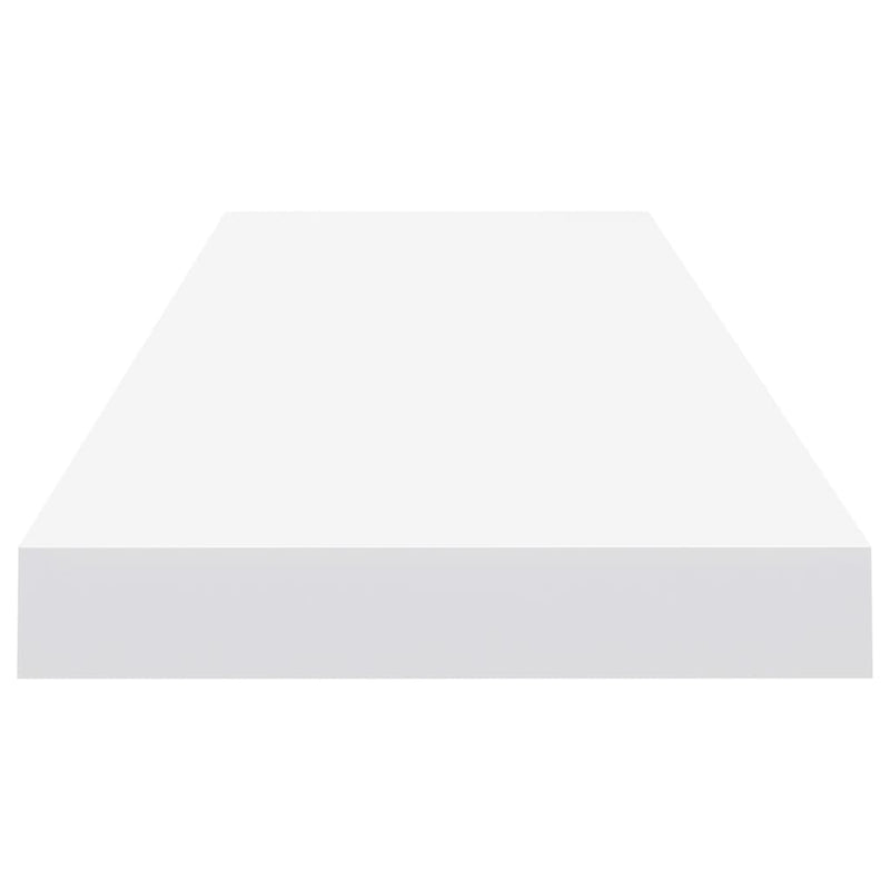 vidaXL 2 db fehér MDF lebegő fali polc 90 x 23,5 x 3,8 cm