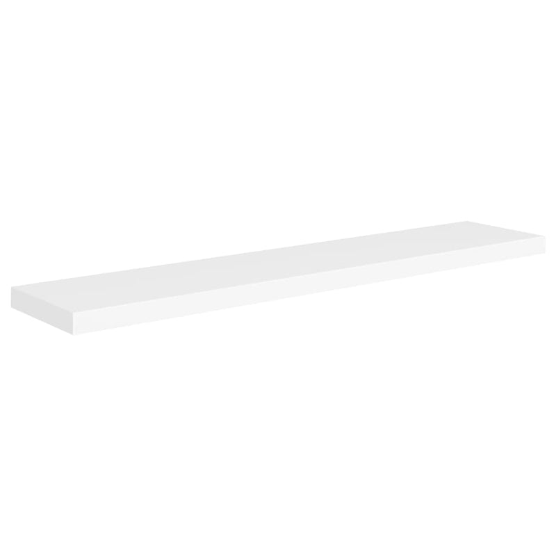 vidaXL 4 db fehér MDF lebegő fali polc 120 x 23,5 x 3,8 cm