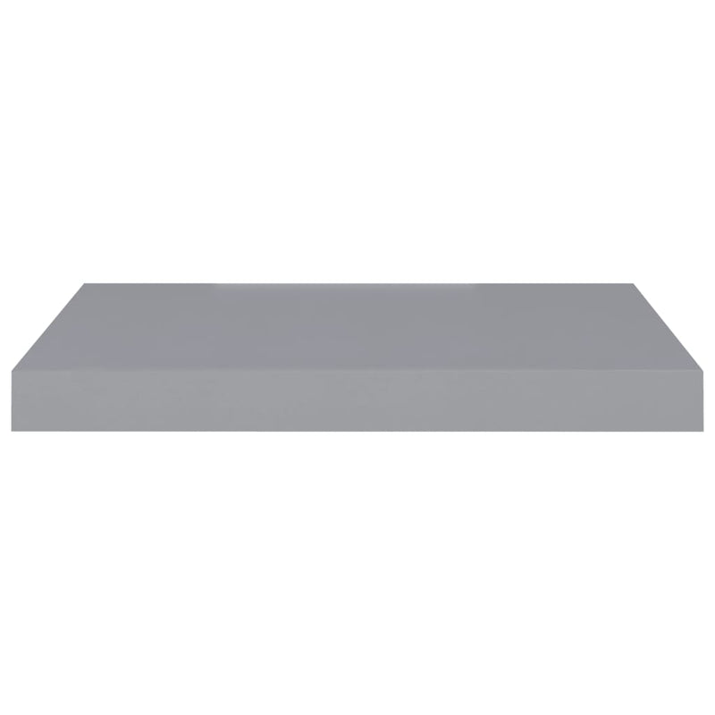 vidaXL szürke MDF lebegő fali polc 50 x 23 x 3,8 cm