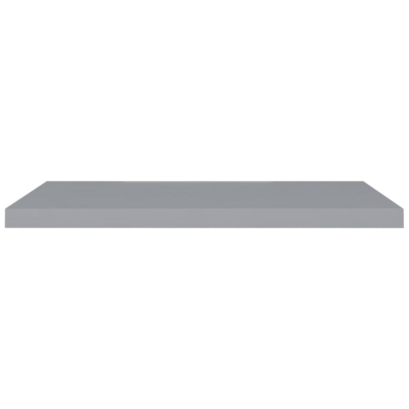 vidaXL szürke MDF lebegő fali polc 90 x 23,5 x 3,8 cm