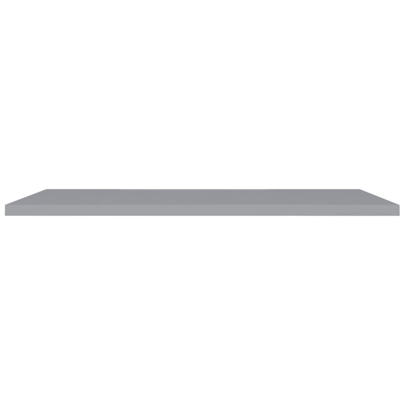 vidaXL 2 db szürke MDF lebegő fali polc 120 x 23,5 x 3,8 cm