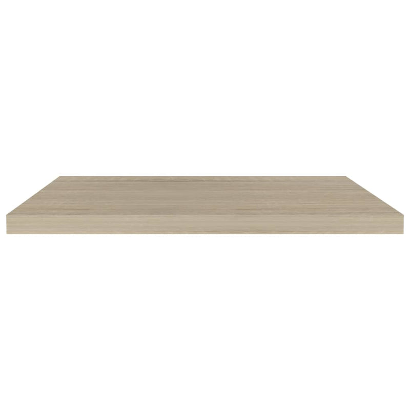 vidaXL 4 db tölgyszínű MDF fali polc 80 x 23,5 x 3,8 cm