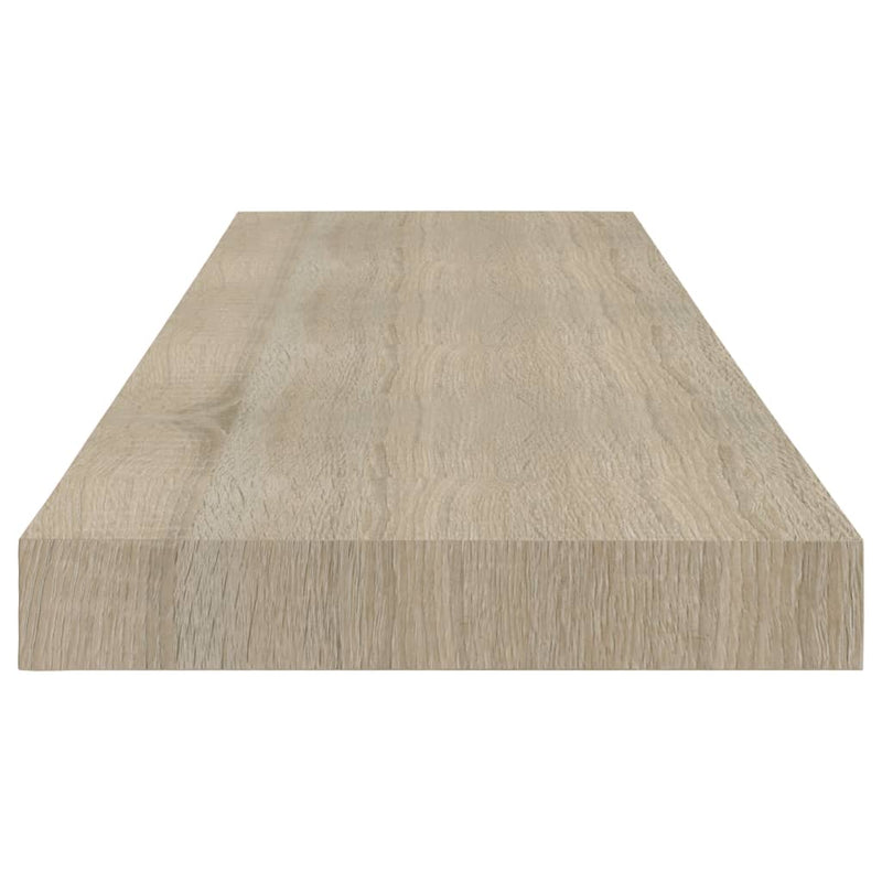 vidaXL 4 db tölgyszínű MDF fali polc 80 x 23,5 x 3,8 cm