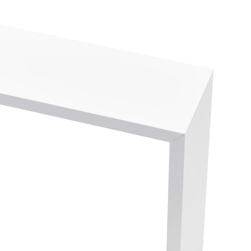 vidaXL 3 db fehér MDF fali kockapolc