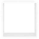 vidaXL 3 db fehér MDF fali kockapolc