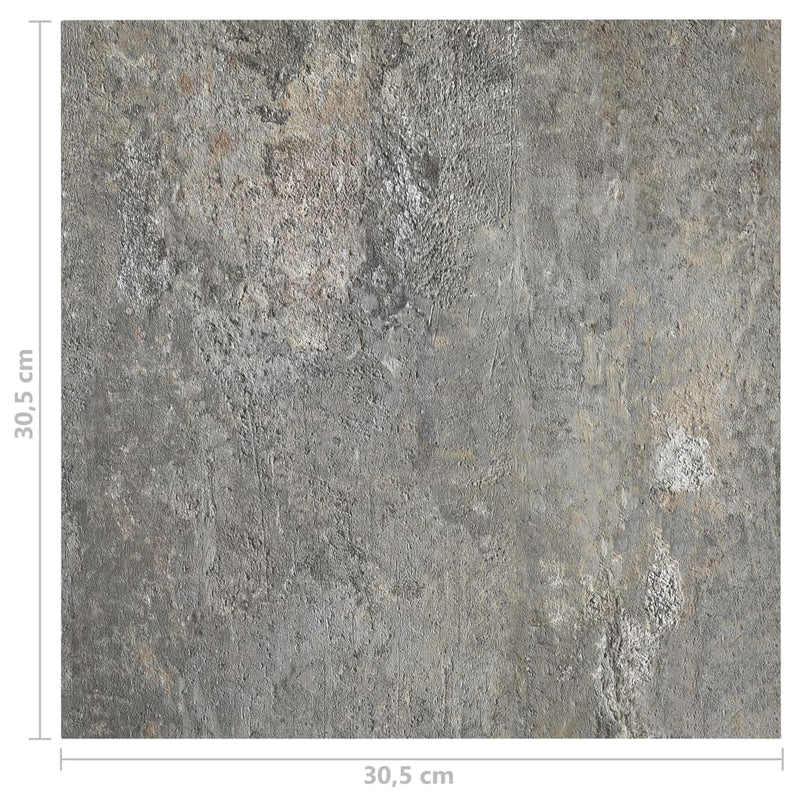vidaXL 55 db szürke öntapadó PVC padlólap 5,11 m²