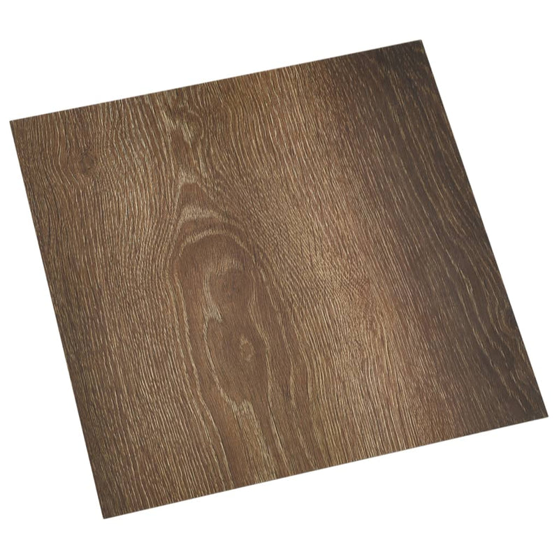 vidaXL 55 db barna öntapadó PVC padlólap 5,11 m²