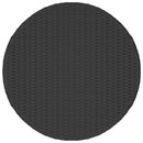 vidaXL fekete polyrattan teázóasztal 68 x 68 x 30 cm