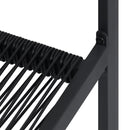 vidaXL 2 db fekete PVC rattan kerti szék