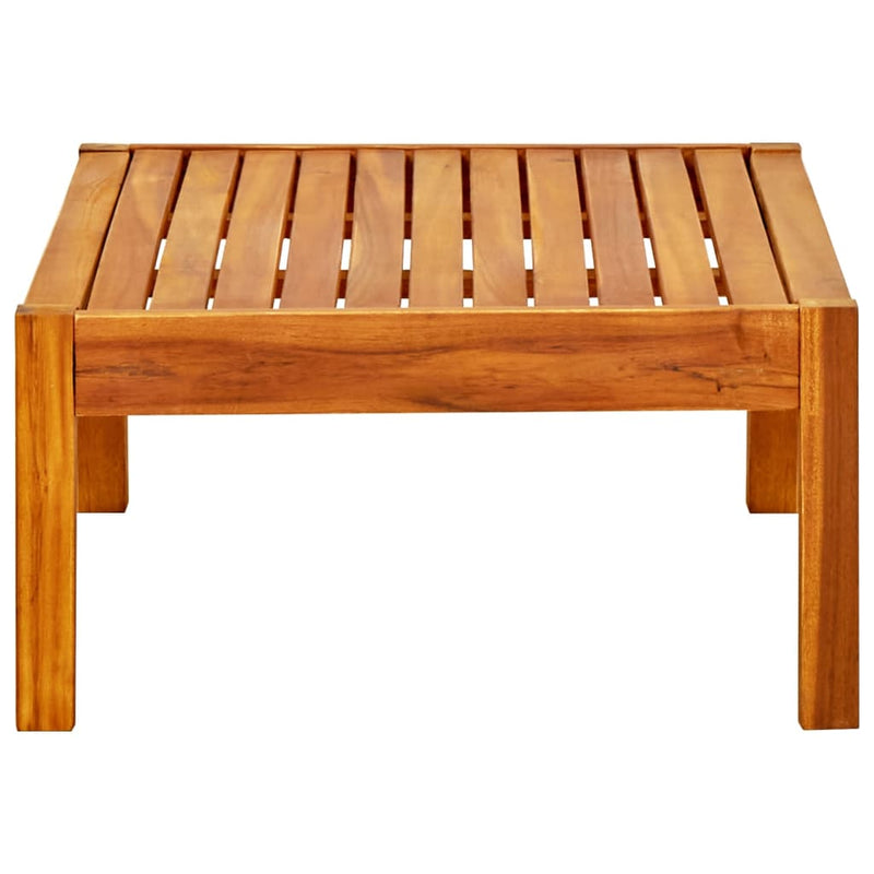 vidaXL tömör akácfa kerti asztal 85 x 57 x 29 cm