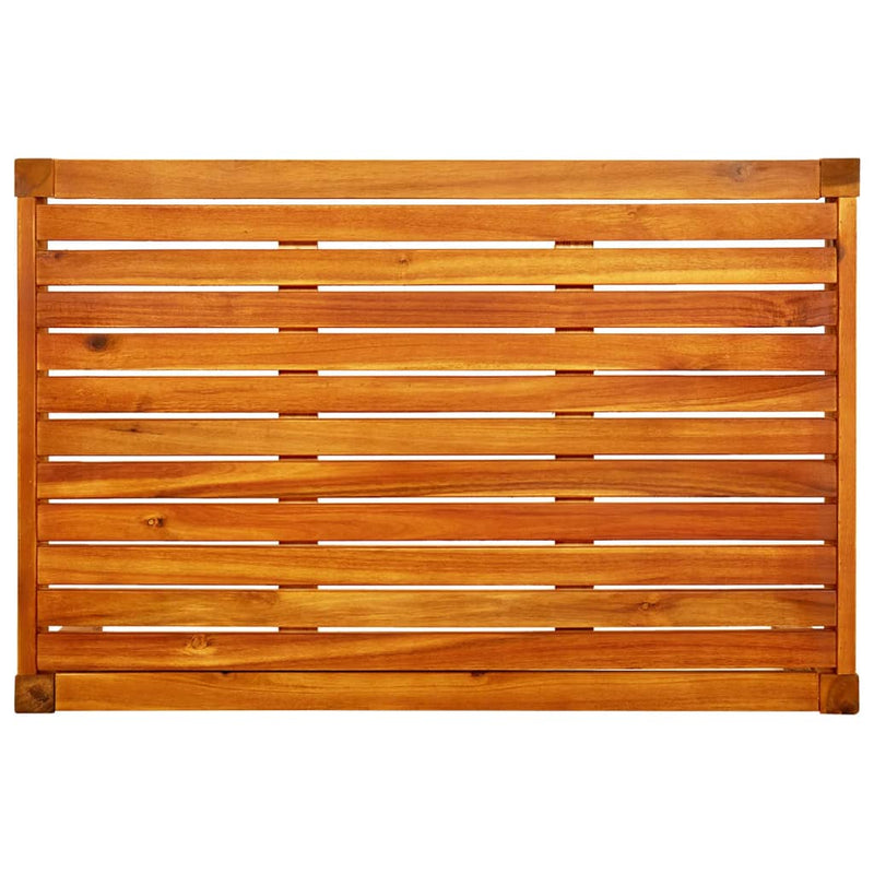 vidaXL tömör akácfa kerti asztal 85 x 57 x 29 cm