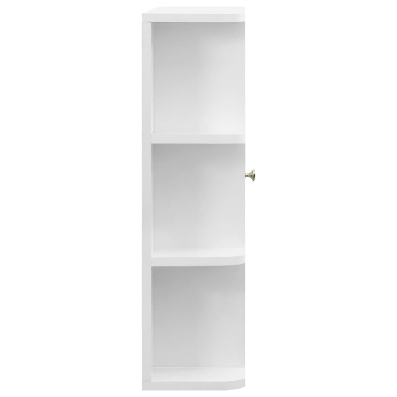 vidaXL fehér MDF tükrös fürdőszobaszekrény 66 x 17 x 63 cm