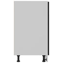 vidaXL fekete szerelt fa fiókos alsószekrény 80 x 46 x 81,5 cm