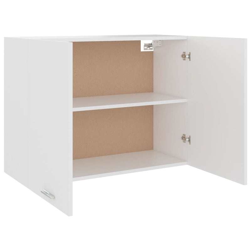 vidaXL fehér szerelt fa függő szekrény 80 x 31 x 60 cm