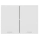 vidaXL fehér szerelt fa függő szekrény 80 x 31 x 60 cm