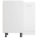 vidaXL fehér szerelt fa alsó sarokszekrény 75,5 x 75,5 x 81,5 cm