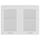 vidaXL fehér szerelt fa függő üvegszekrény 80 x 31 x 60 cm