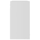 vidaXL fehér szerelt fa függő üvegszekrény 80 x 31 x 60 cm