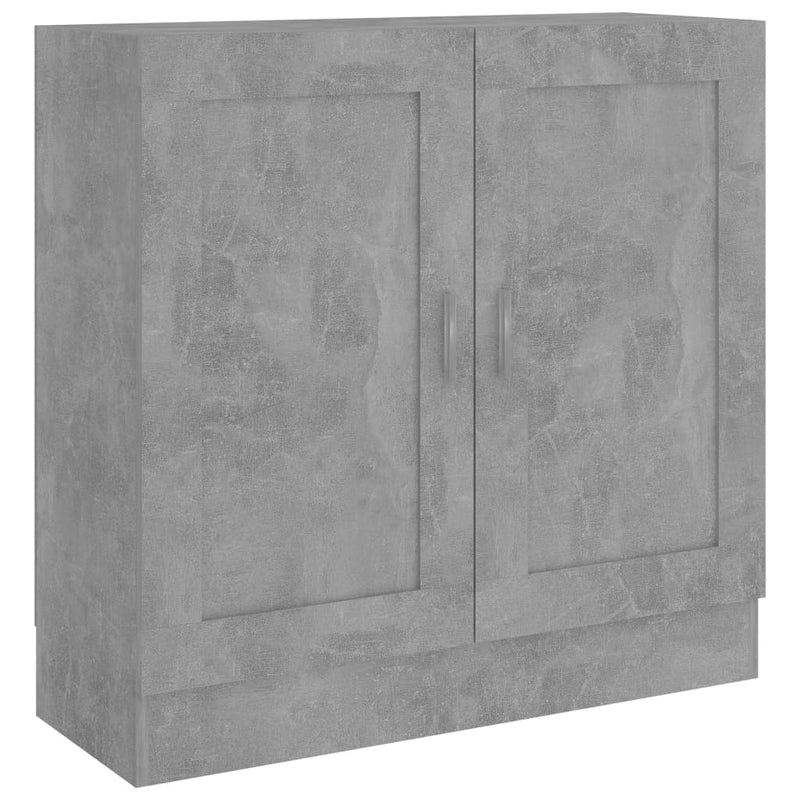 vidaXL betonszürke szerelt fa könyvszekrény 82,5 x 30,5 x 80 cm