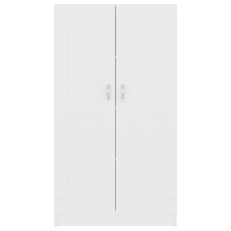 vidaXL fehér szerelt fa könyvszekrény 82,5 x 30,5 x 150 cm