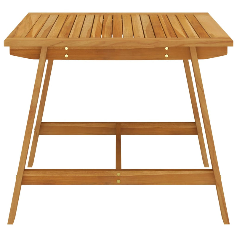 vidaXL tömör akácfa kerti étkezőasztal 88 x 88 x 74 cm