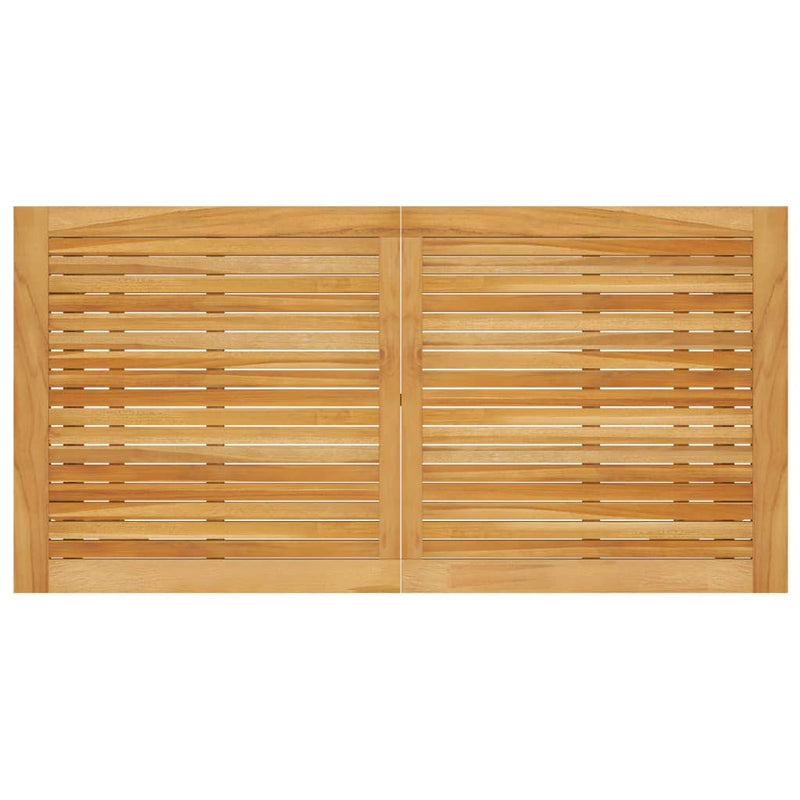 vidaXL tömör akácfa kerti étkezőasztal 140 x 70 x 73,5 cm