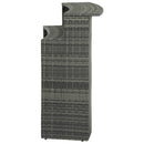 vidaXL szürke polyrattan kerti bárasztal 120 x 55 x 110 cm