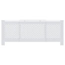 vidaXL fehér MDF radiátorburkolat 205 cm