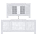 vidaXL fehér MDF radiátorburkolat 205 cm