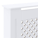 vidaXL fehér MDF radiátorburkolat 205 cm