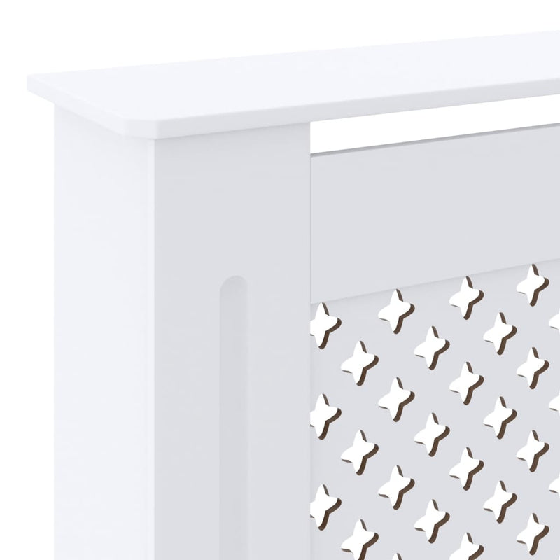 vidaXL fehér MDF radiátorburkolat 205 cm