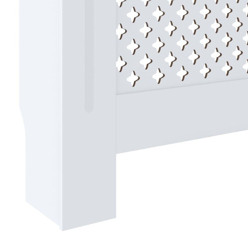 vidaXL fehér MDF radiátorburkolat 205 cm