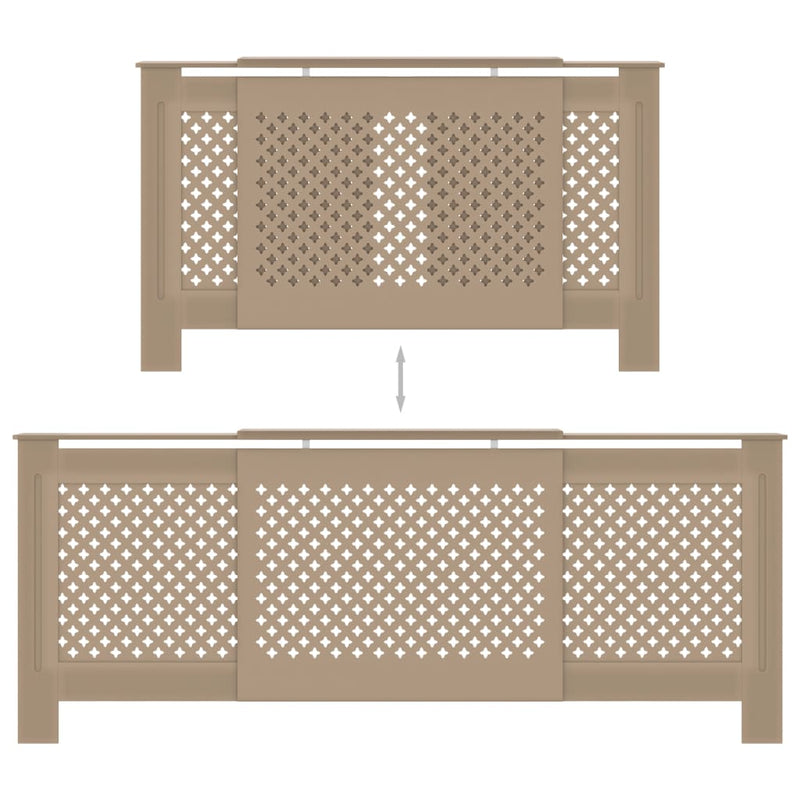 vidaXL MDF radiátorburkolat 205 cm