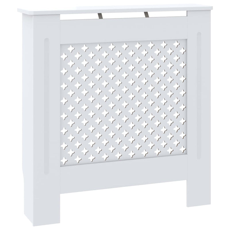 vidaXL fehér MDF radiátorburkolat 78 cm