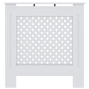 vidaXL fehér MDF radiátorburkolat 78 cm