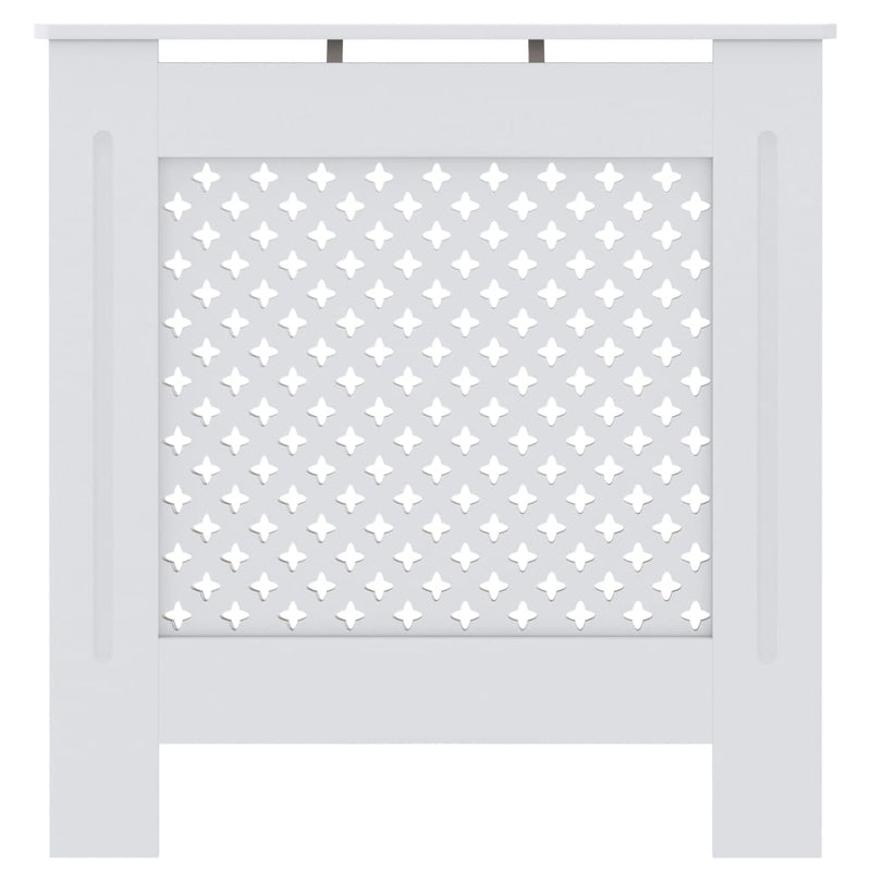 vidaXL fehér MDF radiátorburkolat 78 cm