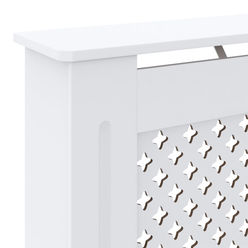 vidaXL fehér MDF radiátorburkolat 78 cm