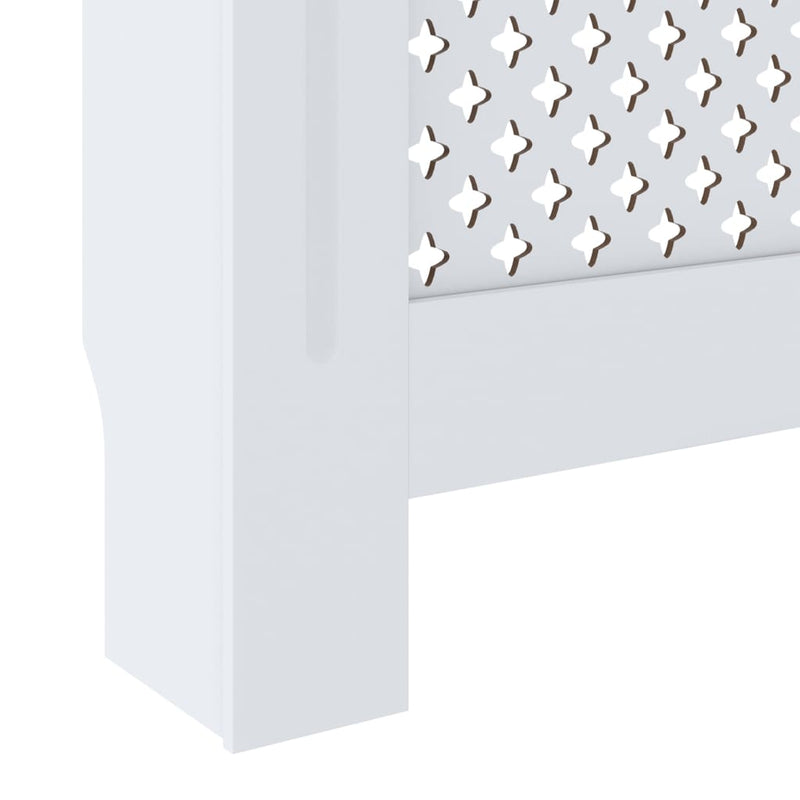 vidaXL fehér MDF radiátorburkolat 78 cm