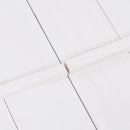 vidaXL fehér fenyőfa homokozó 95 x 90 x 15 cm