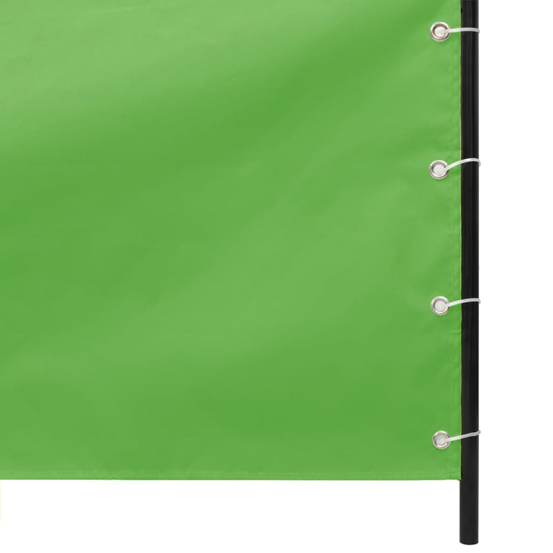vidaXL világoszöld oxford-szövet erkélyparaván 80 x 240 cm