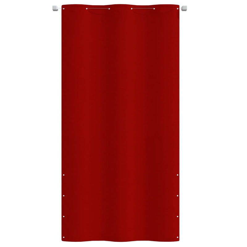 vidaXL piros oxford-szövet erkélyparaván 120 x 240 cm