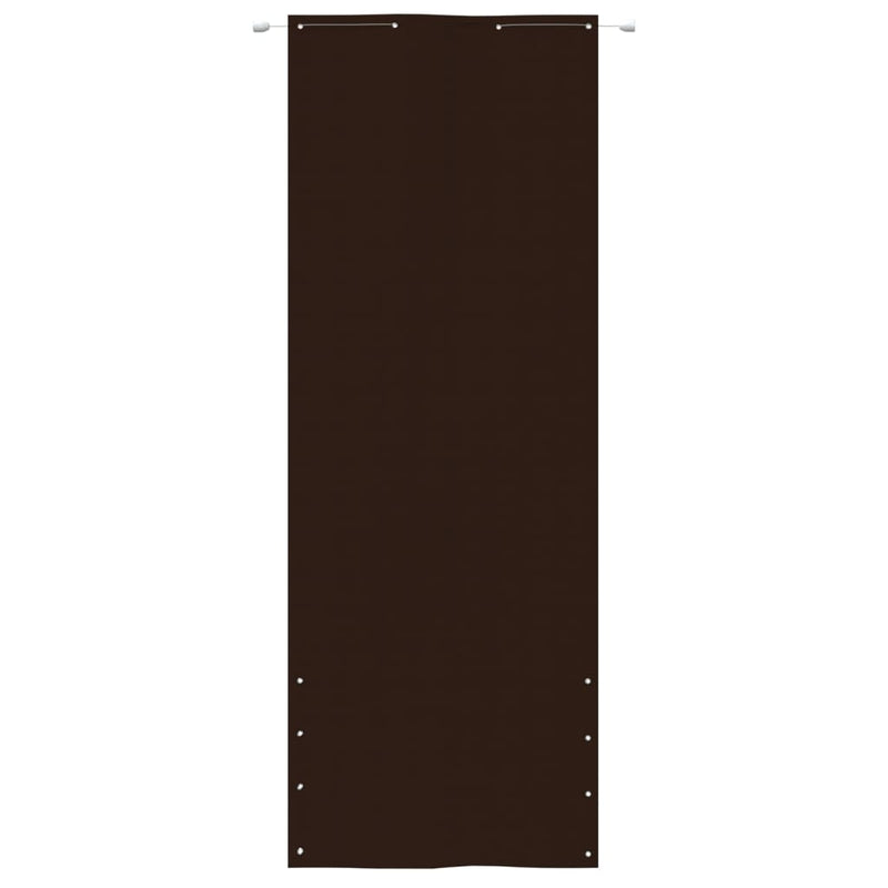 vidaXL barna oxford-szövet erkélyparaván 80 x 240 cm