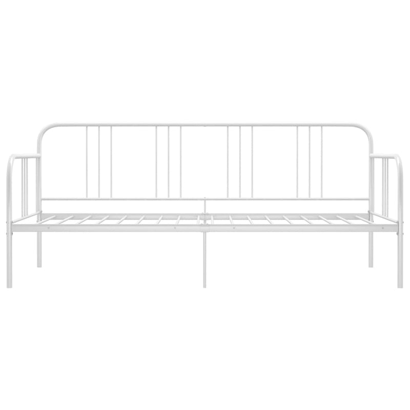 vidaXL fehér fém kanapéágy-keret 90 x 200 cm