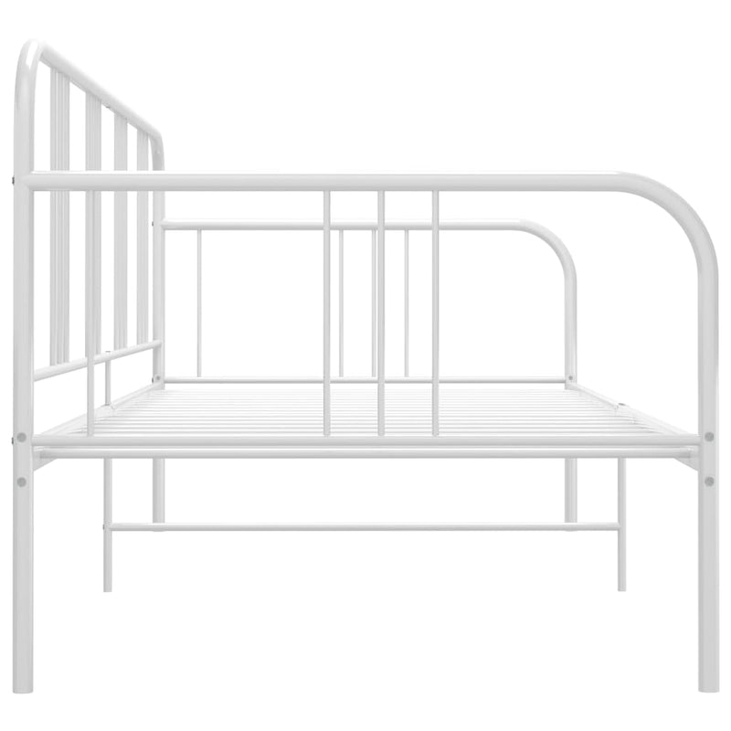 vidaXL fehér fém kanapéágy-keret 90 x 200 cm
