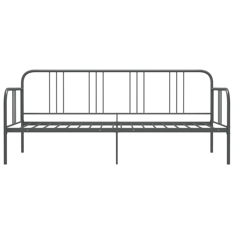 vidaXL szürke fém kanapéágy-keret 90 x 200 cm