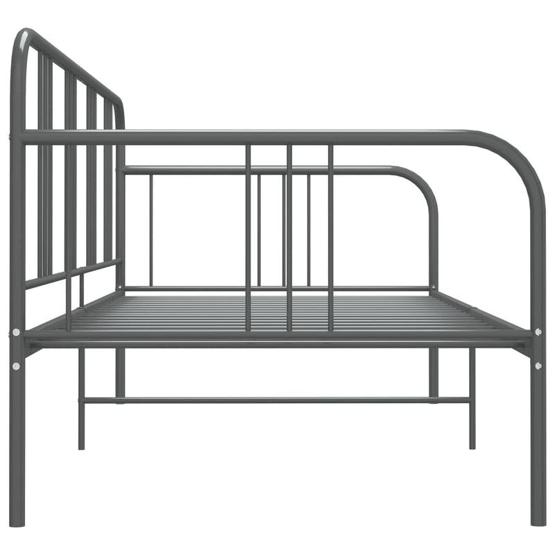 vidaXL szürke fém kanapéágy-keret 90 x 200 cm