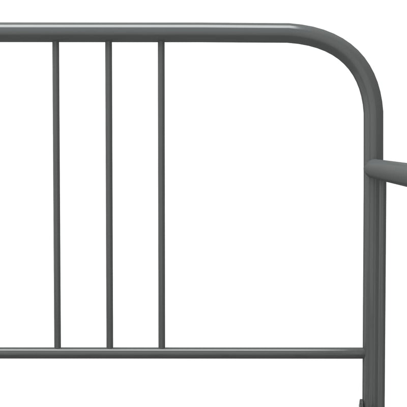 vidaXL szürke fém kanapéágy-keret 90 x 200 cm