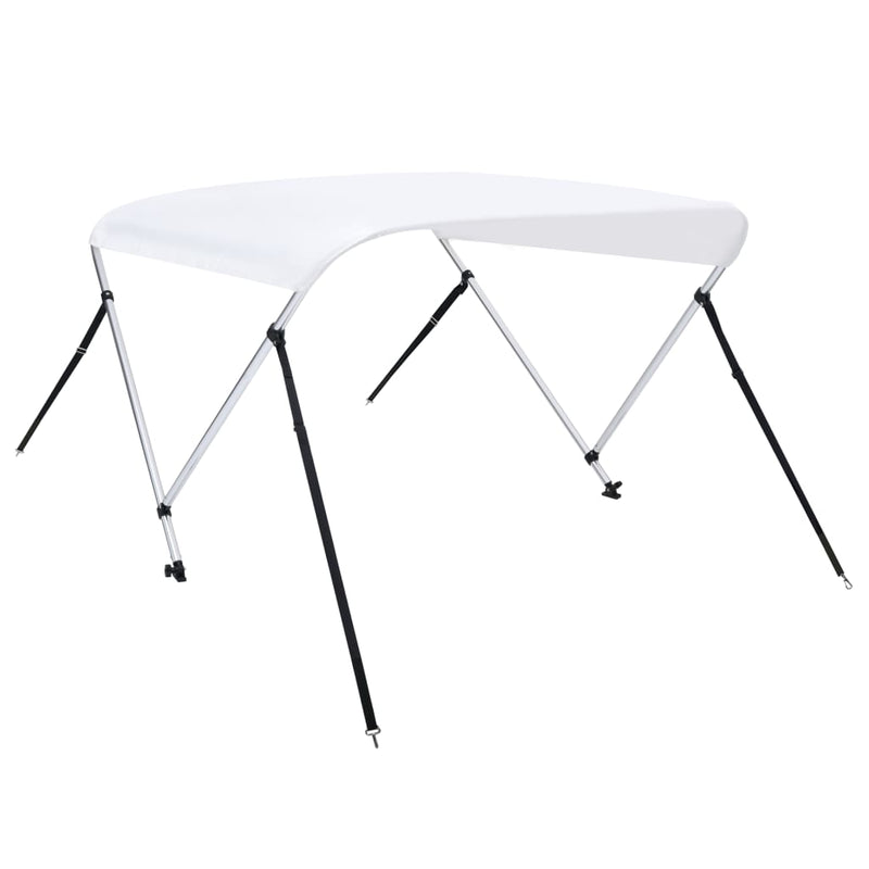 vidaXL fehér kétágú bimini tető 150 x 120 x 110 cm